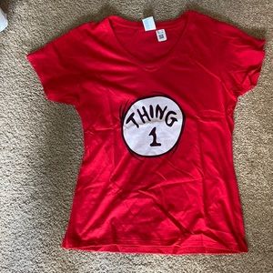 Thing 1 V-Neck T-shirt